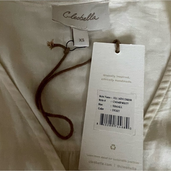 CLEOBELLA JILL‎ MINI DRESS IVORY Dress XS - Picture 8 of 16